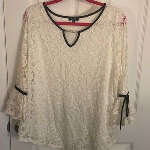 ONYX dress blouse - White - 2XL